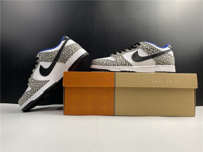 nike dunk sb low white cement (2002) 304292-001