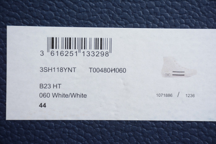 b23 oblique high-top sneaker