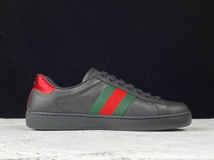 gu ace embroidered low-top sneaker