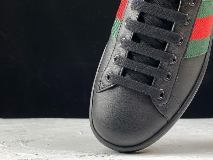 gu ace embroidered low-top sneaker