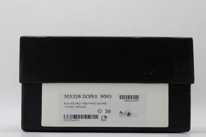 gu ace embroidered low-top sneaker