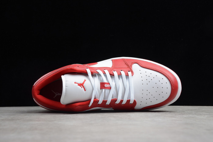 air jordan 1 low gym red white 553558-611