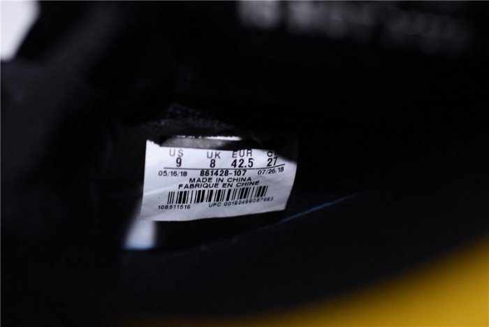 air jordan 1 retro high "not for resale" varsity maize 861428-107