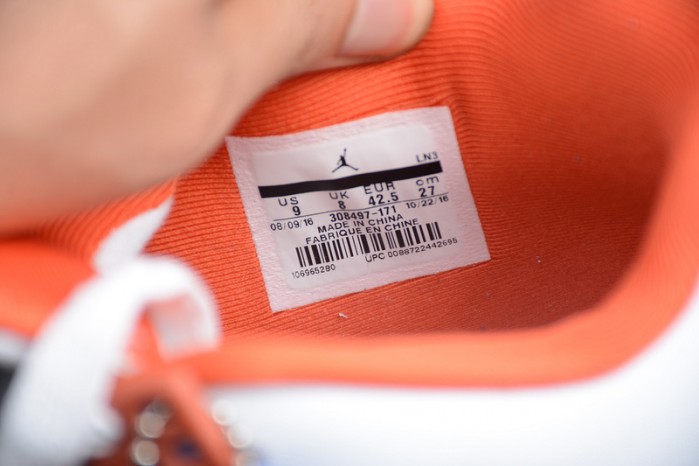 air jordan 4 white/bright crimson-royal blue 308497-171