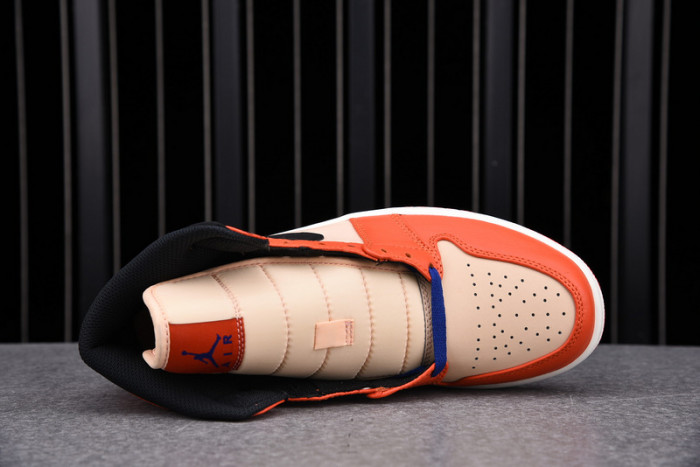 air jordan 1 mid team orange black 852542-800