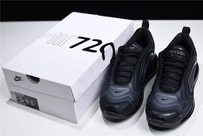 nike air max 720 triple black ao2924-004