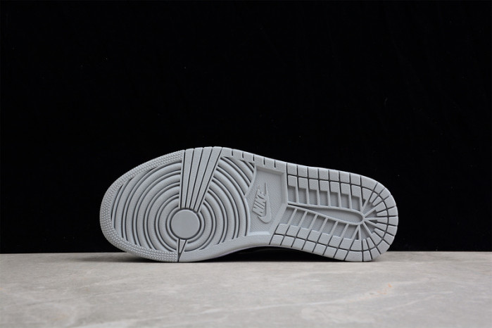 air jordan 1 mid black grey bq6472-007