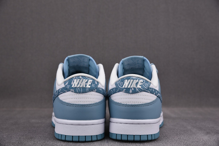 nike dunk low essential paisley pack worn blue