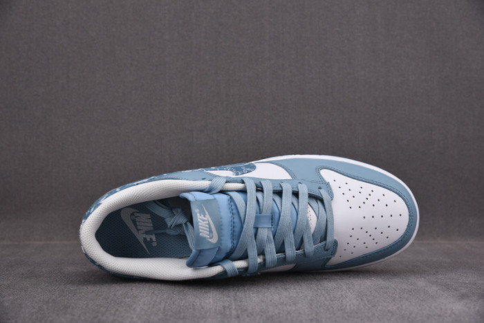 nike dunk low essential paisley pack worn blue