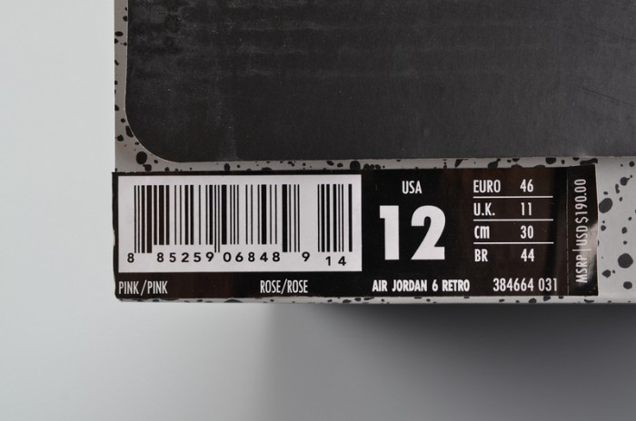 air jordan 6 "millennial pink" mens 384664-031