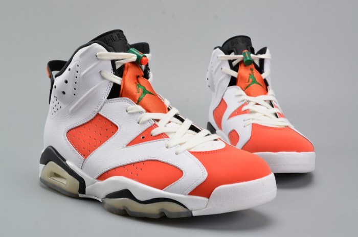 air jordan 6 retro nrg g8rd "gatorade" orange mens 384664-145