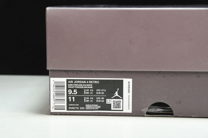jordan 4 retro a ma maniére violet ore - dv6773-220