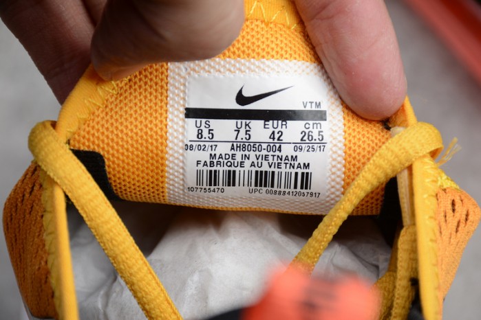 NIKE mens Air Max 270 "TIGER" black/ university gold AH8050-004