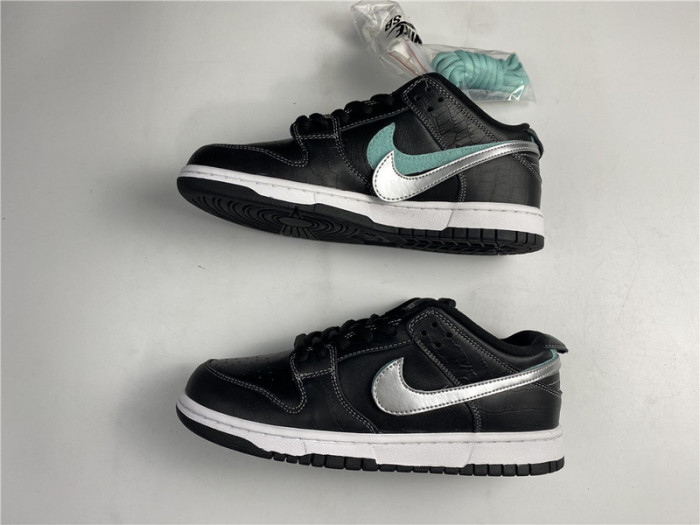 nike sb dunk low diamond S*pply co black diamond bv1310-001