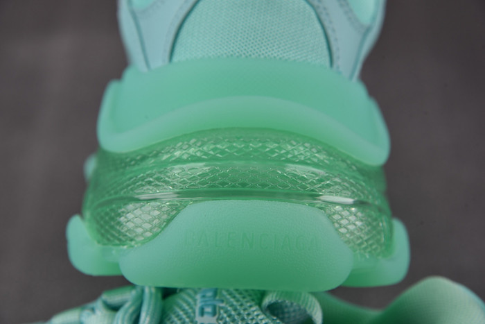 Ba*len*cia*ga triple s clear sole green