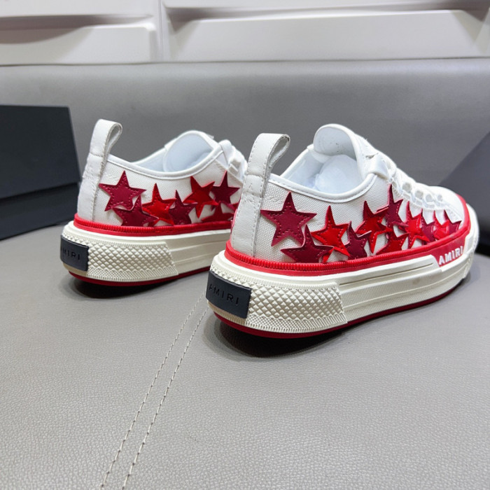 amiri red stars court sneakers