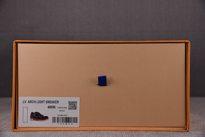 l&v trainer maxi black brown suede