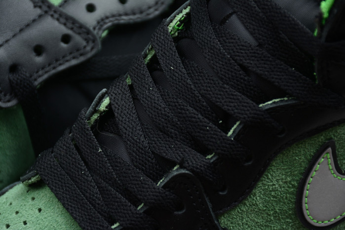 air jordan 1 retro high zoom black green ck6637-002