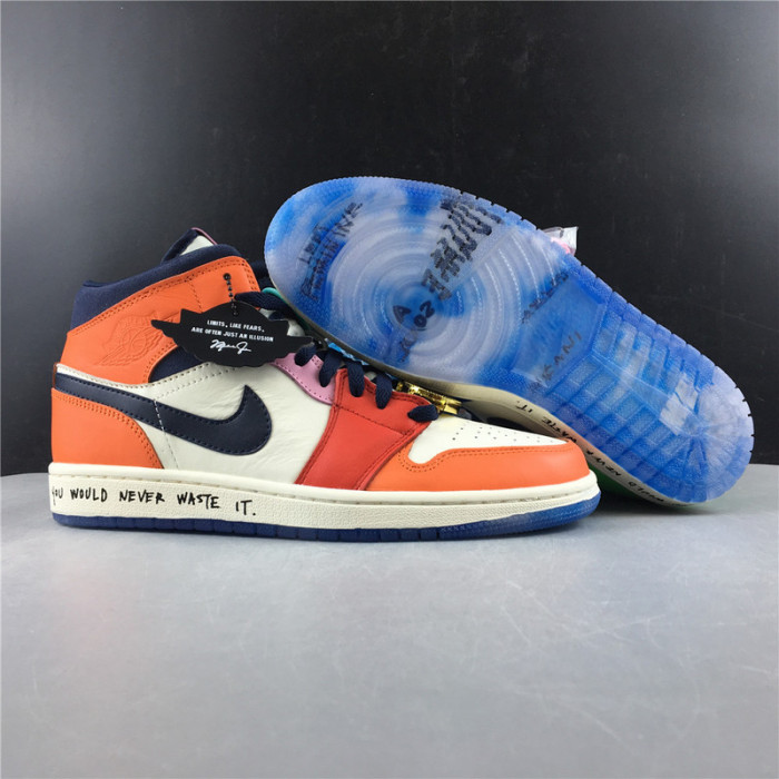 air jordan 1 mid se fearless melody ehsani (w) cq7629-100