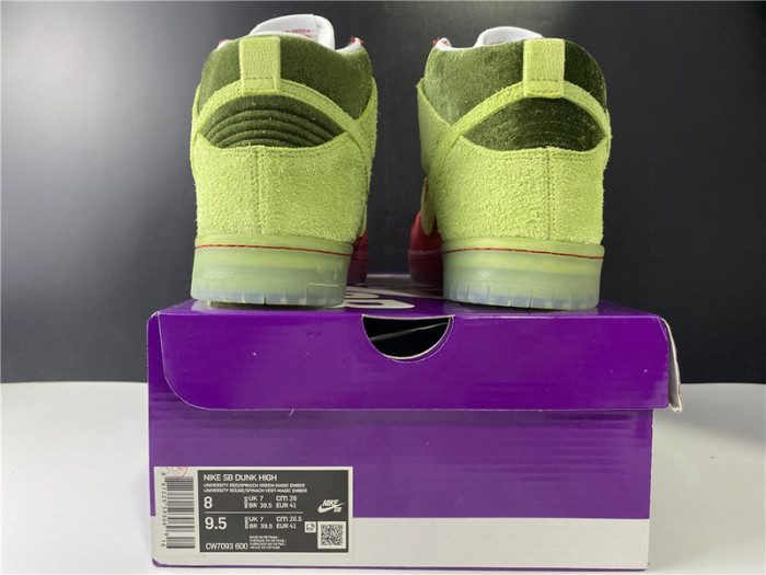 nike sb dunk high strawberry cough cw7093-600