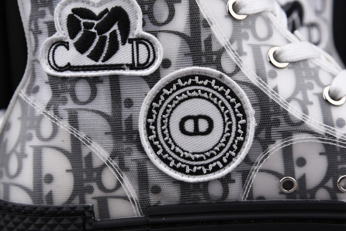 b23 oblique high top sneaker