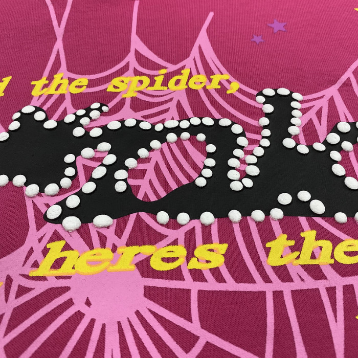 sp5der p*nk hoodie pink