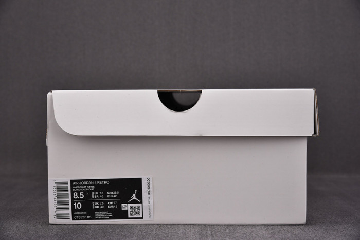 air jordan 4 retro metallic purple ct8527-115