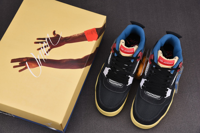 air jordan 4 retro union off noir dc9533-001
