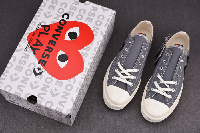 converse chuck taylor all-star 70 ox comme des garcons play grey