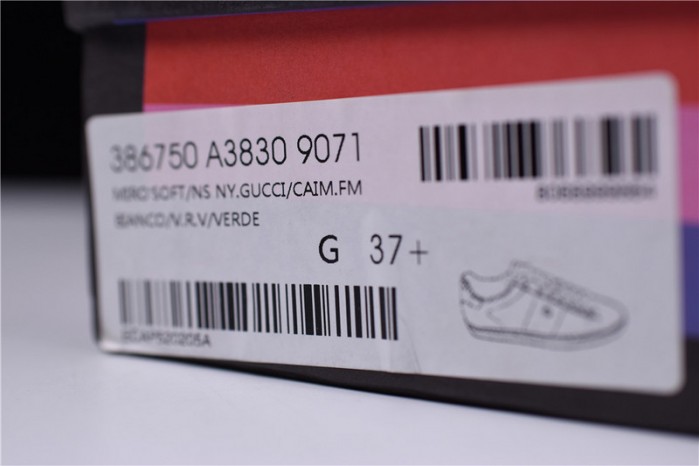 gu ace embroidered low-top sneaker womens 6951103-5618