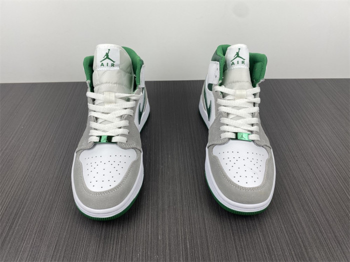 jordan 1 mid grey green - dc7294-103