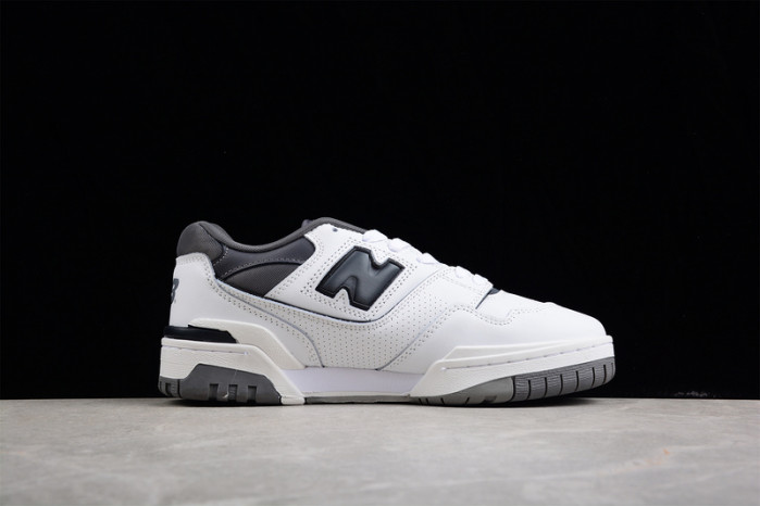 new balance 550 white grey dark grey