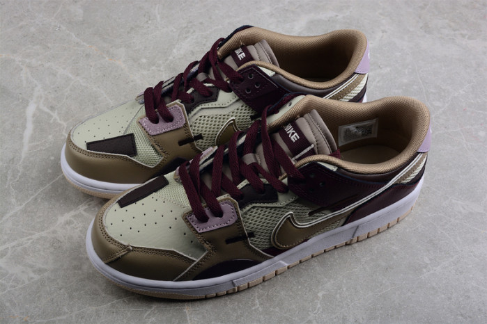 nike dunk low scrap latte - dh7450-100