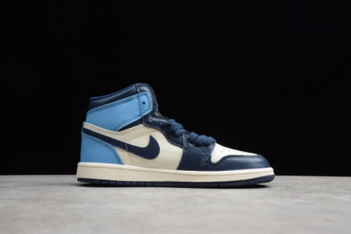 AIR JORDAN 1 RETRO HIGH OBSIDIAN UNC Kids-555088-140