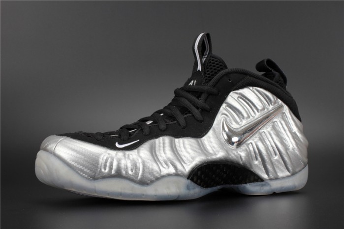 nike air foamposite pro prm “silver surfer” metallic silver mens 616750-004