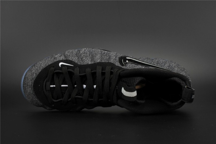 nike air foamposite pro "tech fleece" dark grey mens 624041-007