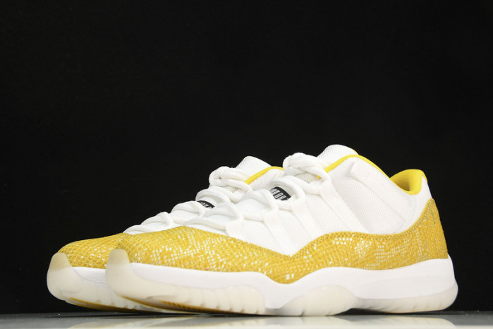 jordan 11 low “yellow snakeskin”