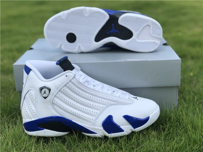 air jordan 14 retro white hyper royal 487471-104
