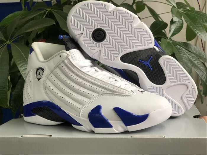 air jordan 14 retro white hyper royal 487471-104