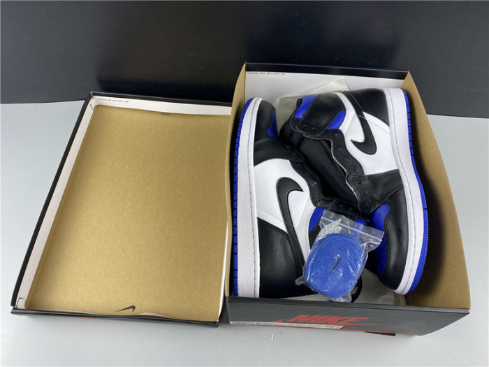 air jordan 1 retro high black game royal 555088-041‎
