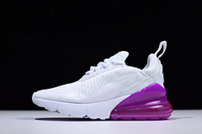 Nike womens Air Max 270 white purple AH6789 106