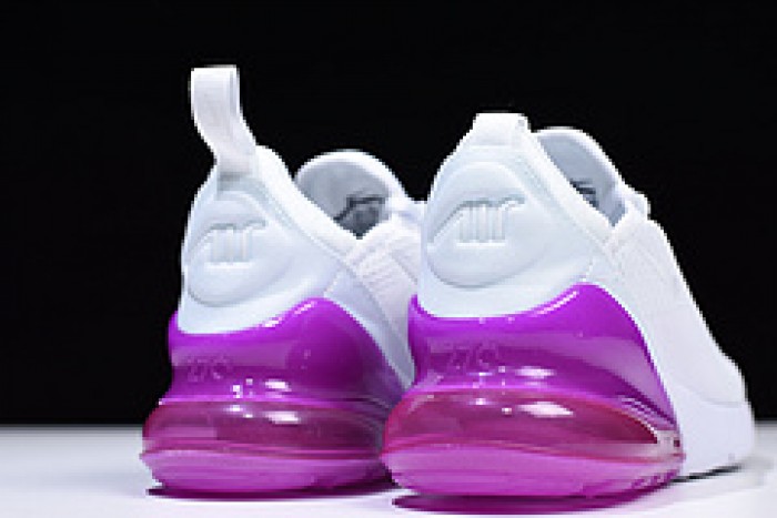 Nike womens Air Max 270 white purple AH6789 106