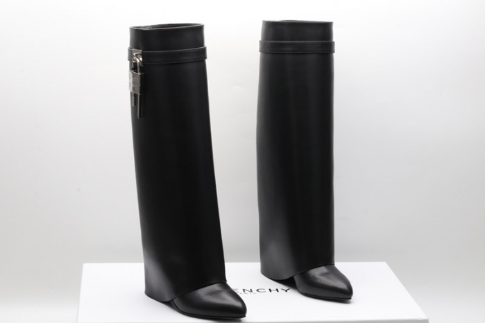 give*chy shark leather boots