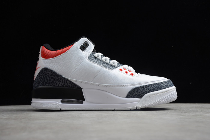 air jordan 3 retro se fire red denim (2020) cz6431-100