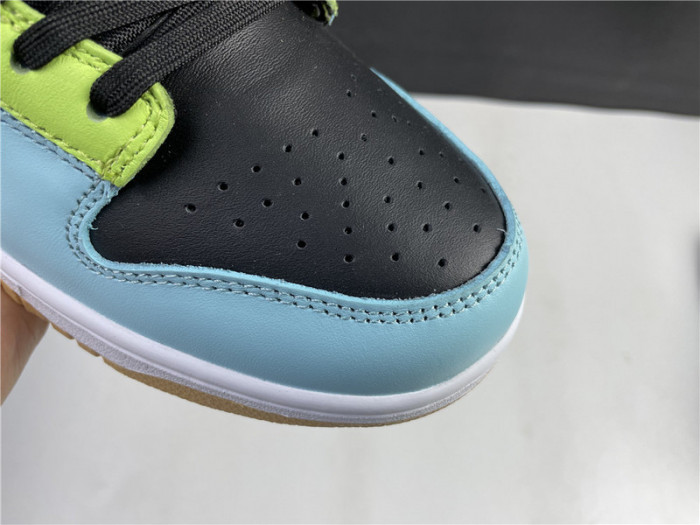 nike dunk low le oil green multi camo dh0957-001