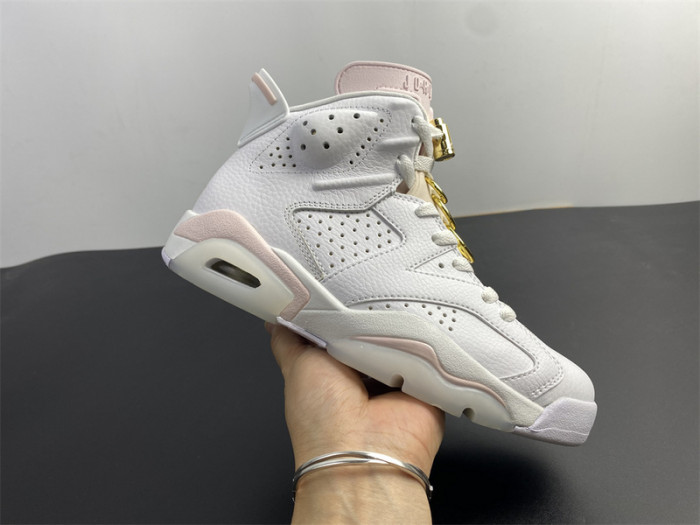air jordan 6 wmns “gold hoops” dh9696-100